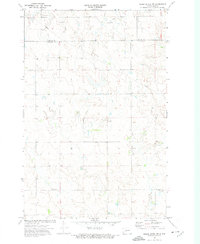 Download a high-resolution, GPS-compatible USGS topo map for Crown Butte NW, ND (1974 edition)