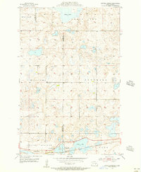 preview thumbnail of historical topo map of Stutsman County, ND in 1955