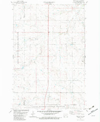 Download a high-resolution, GPS-compatible USGS topo map for Daglum NW, ND (1982 edition)