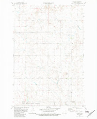 Download a high-resolution, GPS-compatible USGS topo map for Daglum, ND (1983 edition)