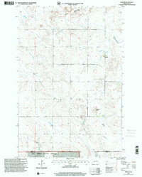 Download a high-resolution, GPS-compatible USGS topo map for Daglum, ND (2001 edition)