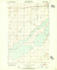 1952 Map of Dawson, 1954 Print
