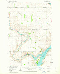 Download a high-resolution, GPS-compatible USGS topo map for Dazey NE, ND (1963 edition)