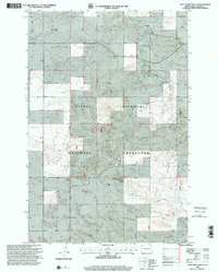 Download a high-resolution, GPS-compatible USGS topo map for Deep Creek South, ND (2001 edition)