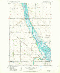 Download a high-resolution, GPS-compatible USGS topo map for Deep, ND (1963 edition)