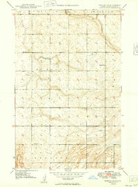 preview thumbnail of historical topo map of Ward County, ND in 1949