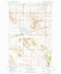 Download a high-resolution, GPS-compatible USGS topo map for Denbigh, ND (1977 edition)