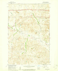 Download a high-resolution, GPS-compatible USGS topo map for Dengate, ND (1961 edition)