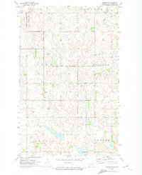 preview thumbnail of historical topo map of Ramsey County, ND in 1972