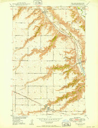 Download a high-resolution, GPS-compatible USGS topo map for Des Lacs, ND (1950 edition)