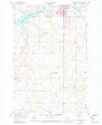 preview thumbnail of historical topo map of Stark County, ND in 1959