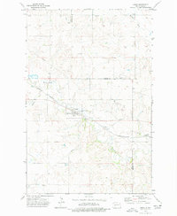Download a high-resolution, GPS-compatible USGS topo map for Dodge, ND (1977 edition)