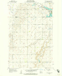 preview thumbnail of historical topo map of McLean County, ND in 1956