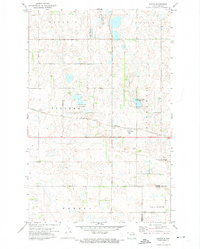 preview thumbnail of historical topo map of Ramsey County, ND in 1971