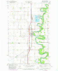 preview thumbnail of historical topo map of Drayton, ND in 1971