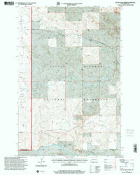 Download a high-resolution, GPS-compatible USGS topo map for Dry Bullion Creek, ND (2001 edition)