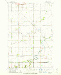 Download a high-resolution, GPS-compatible USGS topo map for Durbin, ND (1963 edition)