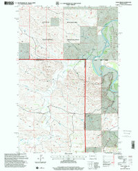 Download a high-resolution, GPS-compatible USGS topo map for Eagle Draw, ND (2001 edition)