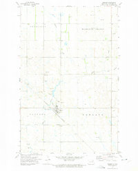 Download a high-resolution, GPS-compatible USGS topo map for Edmore, ND (1975 edition)