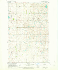 preview thumbnail of historical topo map of Towner County, ND in 1962