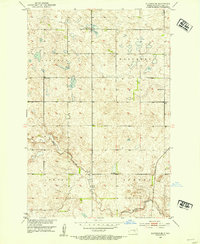 preview thumbnail of historical topo map of Stutsman County, ND in 1951