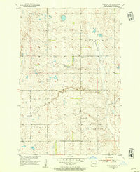 preview thumbnail of historical topo map of Stutsman County, ND in 1952