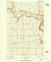 Download a high-resolution, GPS-compatible USGS topo map for Eldridge, ND (1954 edition)