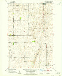 preview thumbnail of historical topo map of Dickey County, ND in 1953