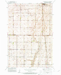 preview thumbnail of historical topo map of Dickey County, ND in 1953