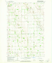 Download a high-resolution, GPS-compatible USGS topo map for Emerado SW, ND (1964 edition)