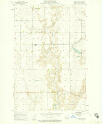 Download a high-resolution, GPS-compatible USGS topo map for Emmet NE, ND (1957 edition)