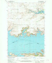Download a high-resolution, GPS-compatible USGS topo map for Emmet SW, ND (1970 edition)
