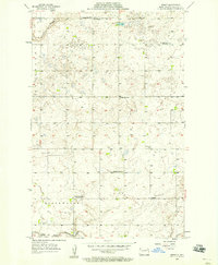 Download a high-resolution, GPS-compatible USGS topo map for Emmet, ND (1958 edition)