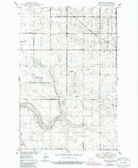 preview thumbnail of historical topo map of Wells County, ND in 1949