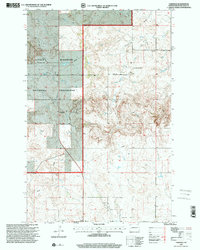Download a high-resolution, GPS-compatible USGS topo map for Fairfield, ND (2001 edition)