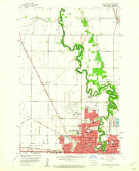 Download a high-resolution, GPS-compatible USGS topo map for Fargo North, ND (1960 edition)