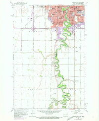 Download a high-resolution, GPS-compatible USGS topo map for Fargo South, ND (1973 edition)