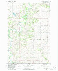 Download a high-resolution, GPS-compatible USGS topo map for Fish Creek Lake, ND (1980 edition)