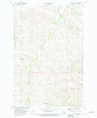 Download a high-resolution, GPS-compatible USGS topo map for Flat Rock Butte, ND (1997 edition)