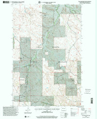 Download a high-resolution, GPS-compatible USGS topo map for Flat Rock Butte, ND (2001 edition)