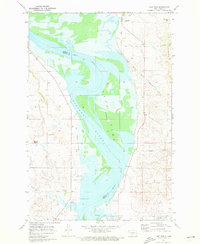 Download a high-resolution, GPS-compatible USGS topo map for Fort Rice, ND (1973 edition)