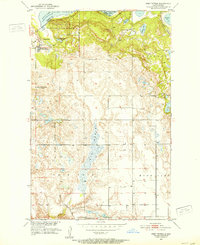 Download a high-resolution, GPS-compatible USGS topo map for Fort Totten, ND (1953 edition)