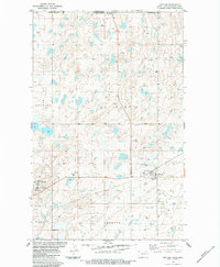Download a high-resolution, GPS-compatible USGS topo map for Fortuna, ND (1984 edition)
