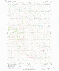 Download a high-resolution, GPS-compatible USGS topo map for Freda, ND (1980 edition)