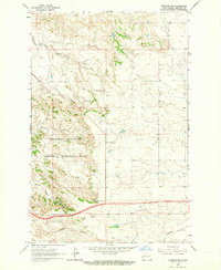 Download a high-resolution, GPS-compatible USGS topo map for Fryburg NE, ND (1964 edition)