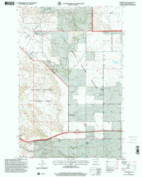 Download a high-resolution, GPS-compatible USGS topo map for Fryburg NE, ND (2001 edition)