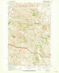 Download a high-resolution, GPS-compatible USGS topo map for Fryburg NW, ND (1964 edition)