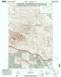 Download a high-resolution, GPS-compatible USGS topo map for Fryburg NW, ND (2001 edition)