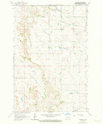 Download a high-resolution, GPS-compatible USGS topo map for Fryburg, ND (1964 edition)