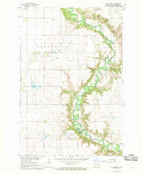 Download a high-resolution, GPS-compatible USGS topo map for Ft Ransom, ND (1969 edition)